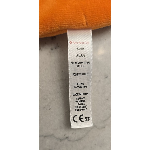 2014 American Girl Julie Doll Orange Egg Chair READ Description.  No Ottoman - Picture 14 of 14